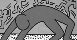 Keith Haring: Art World Antihero, Enduring Activist - black and white image